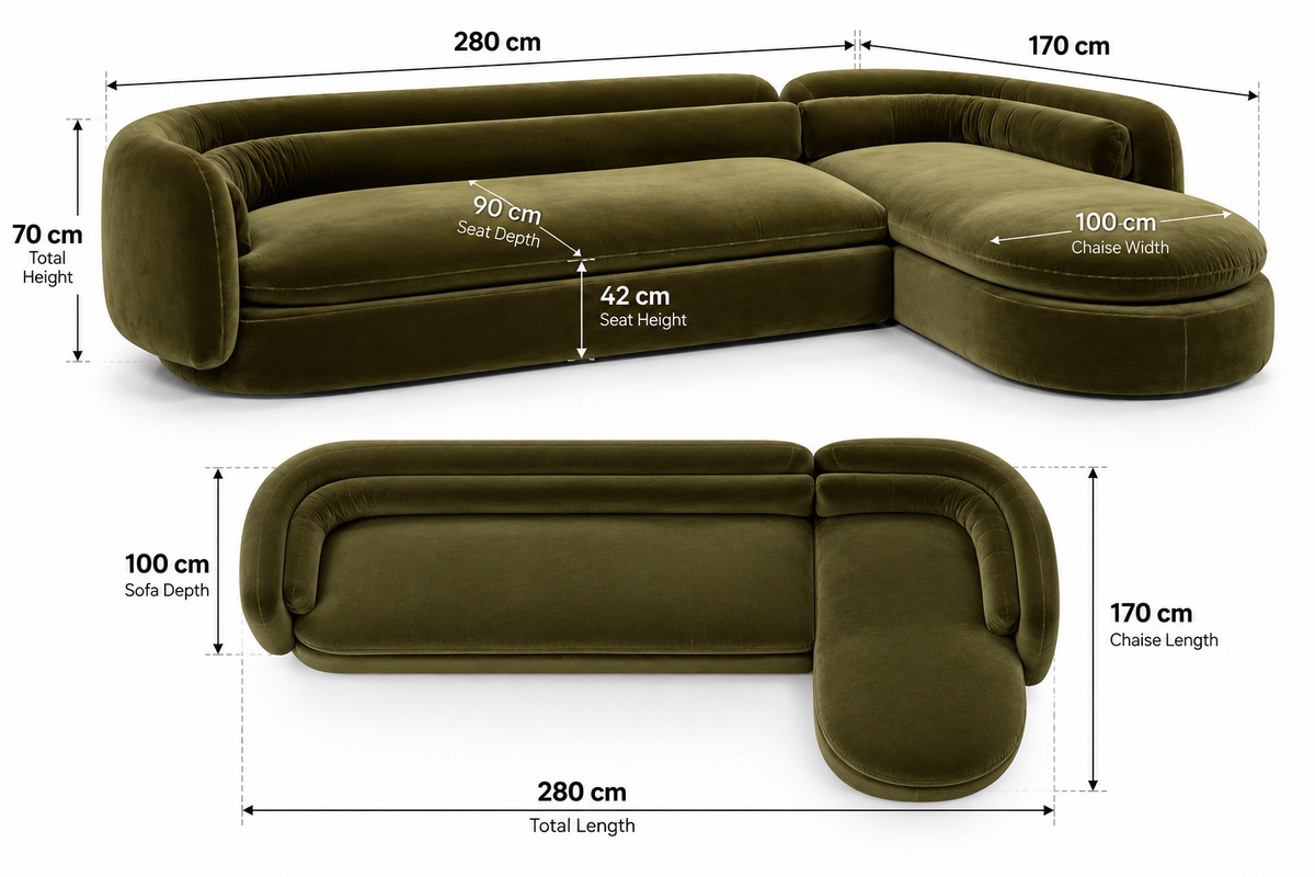 Nikolai L-Shape Sofa