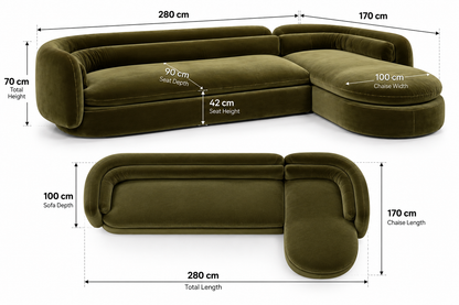 Nikolai L-Shape Sofa