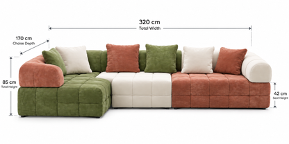 Velluto Mix Sofa