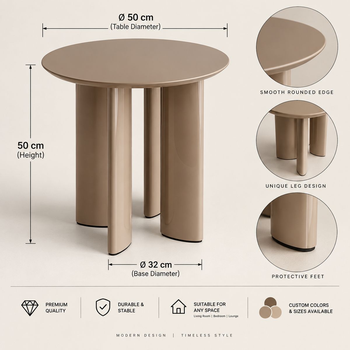 Como Side Table